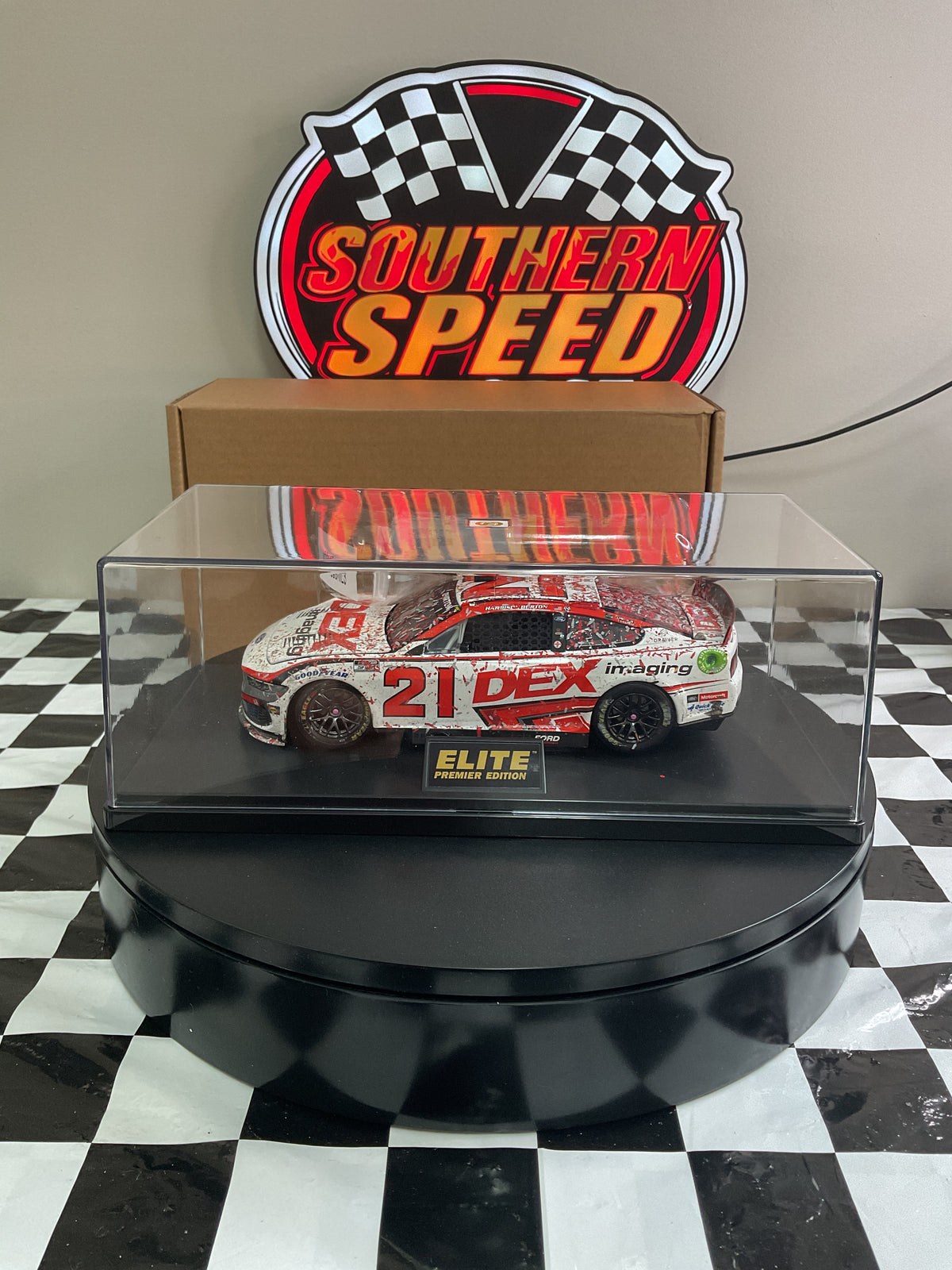 Harrison Burton 2024 #21 DEX Imaging Daytona Win Elite Premier