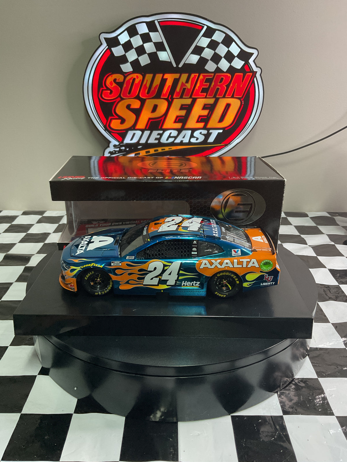 William Byron 2020 #24 Axalta Duel #2 Win Elite Color Chrome