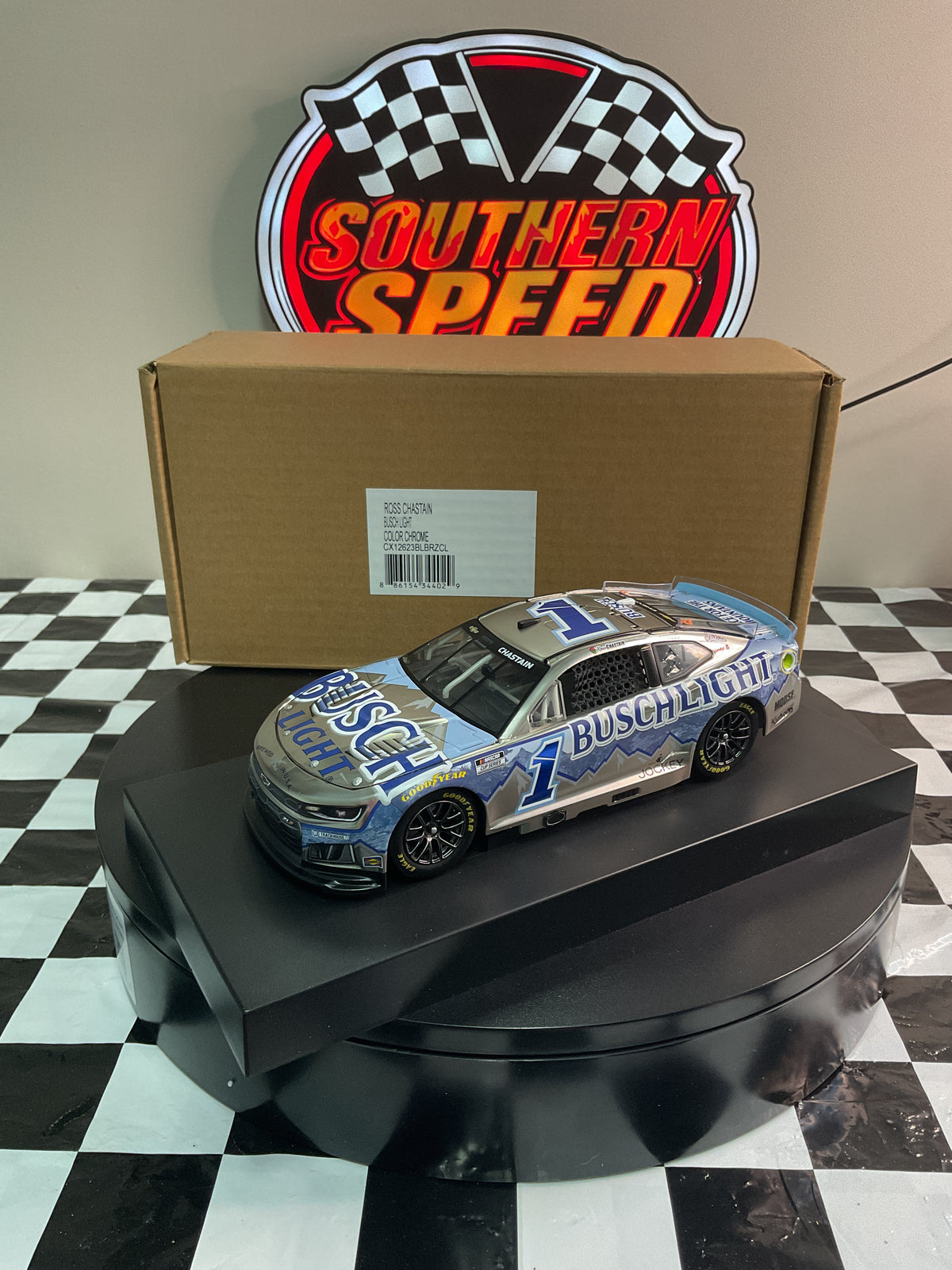 Ross Chastain 2026 #1 Busch Light Color Chrome