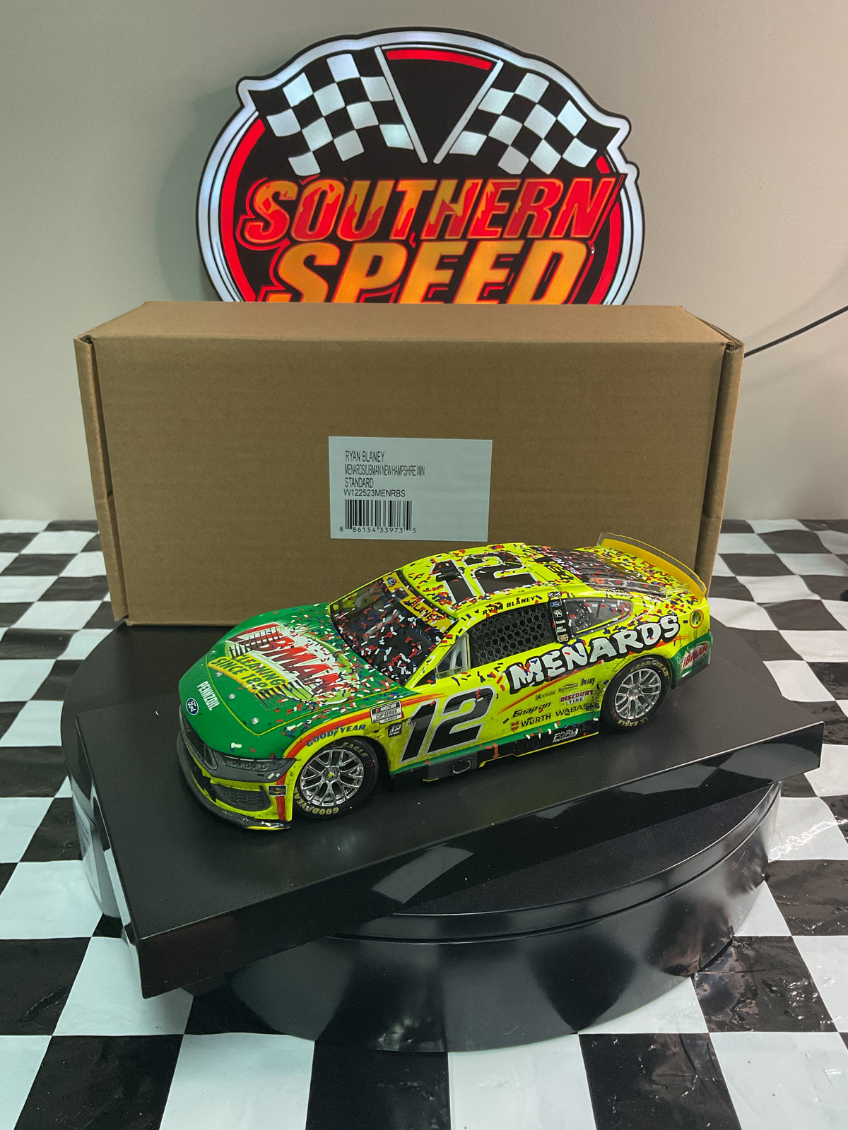 Ryan Blaney 2025 #12 Menards/Libman New Hampshire Win ARC