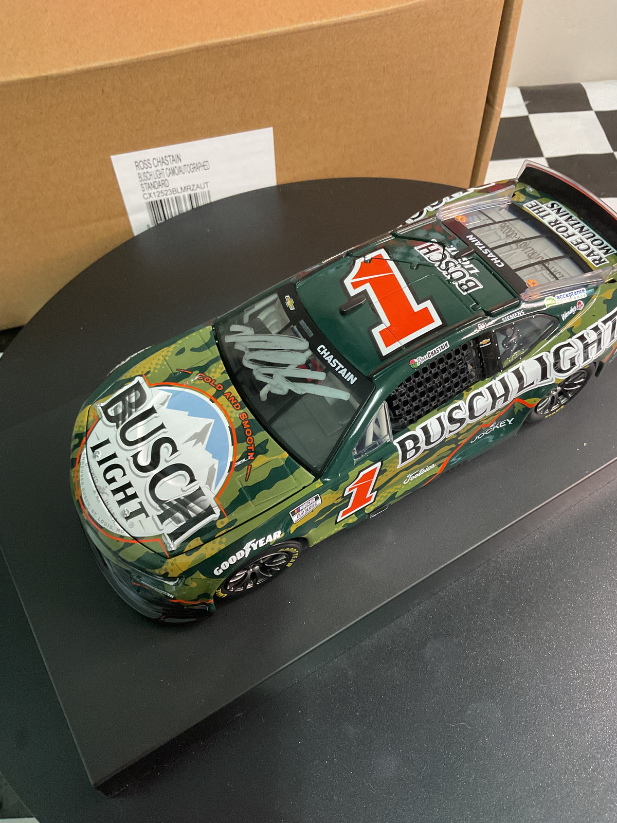 Ross Chastain 2025 #1 Busch Light Camo Autographed ARC