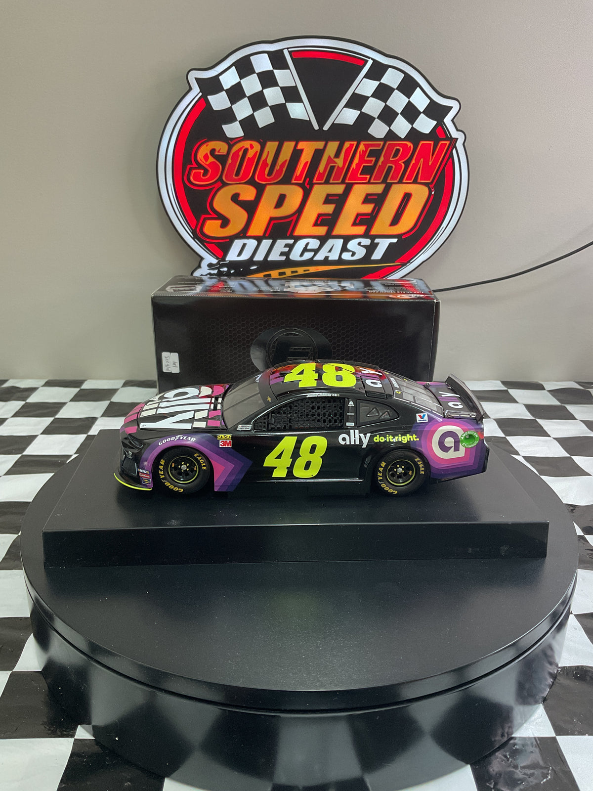 Jimmie Johnson 2019 #48 Ally Elite- DIN 1