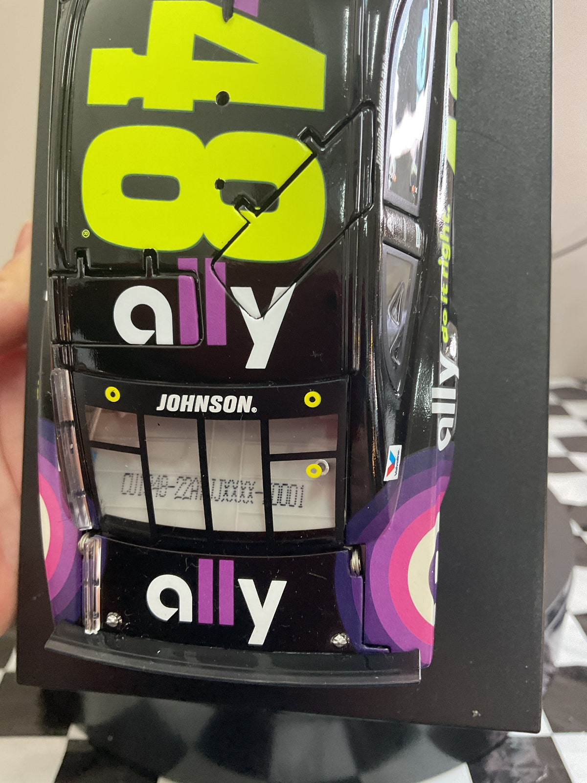 Jimmie Johnson 2019 #48 Ally Elite- DIN 1