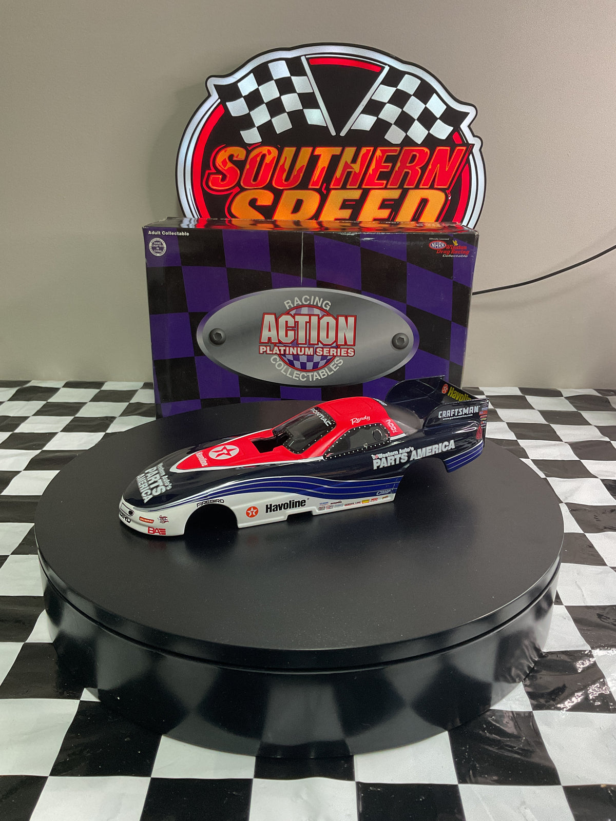 Randy Anderson Western Auto 1997 Pontiac 1:24 Scale Funny Car