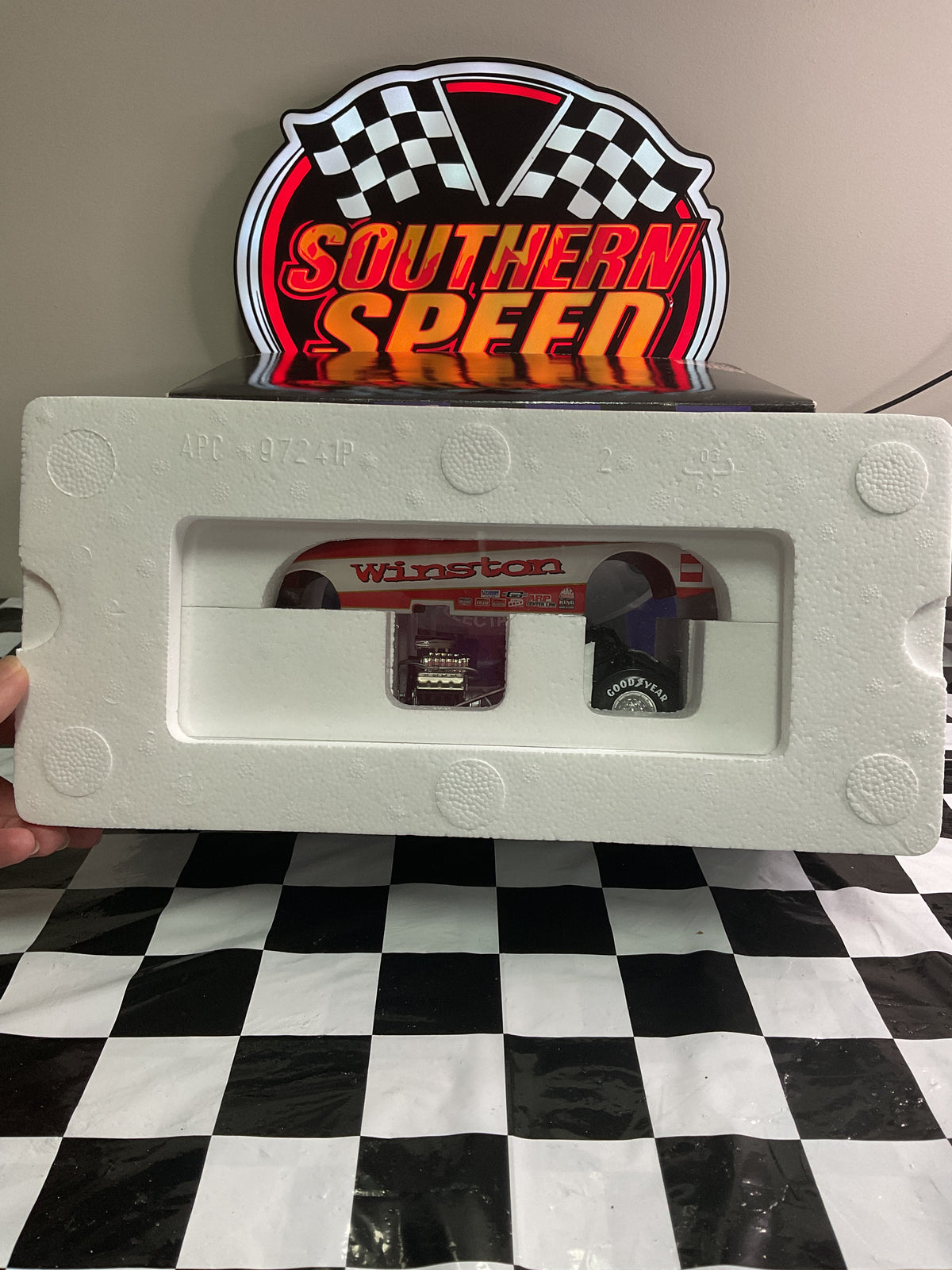 Whit Bazemore Winston 1997 Mustang 1:24 Scale Funny Car