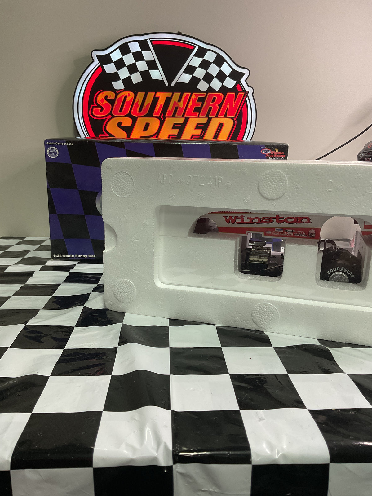 Whit Bazemore Winston 1997 Mustang 1:24 Scale Funny Car
