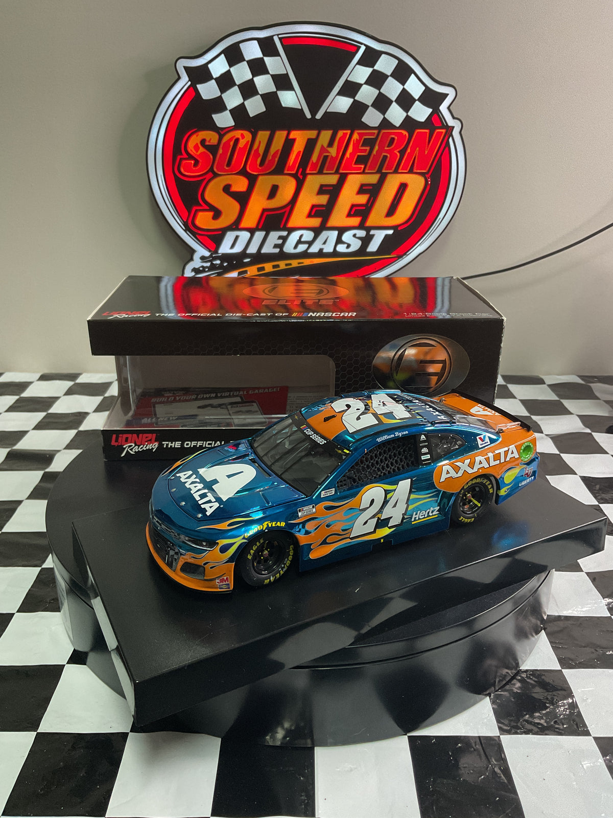 William Byron 2020 #24 Axalta Duel #2 Win Elite Color Chrome