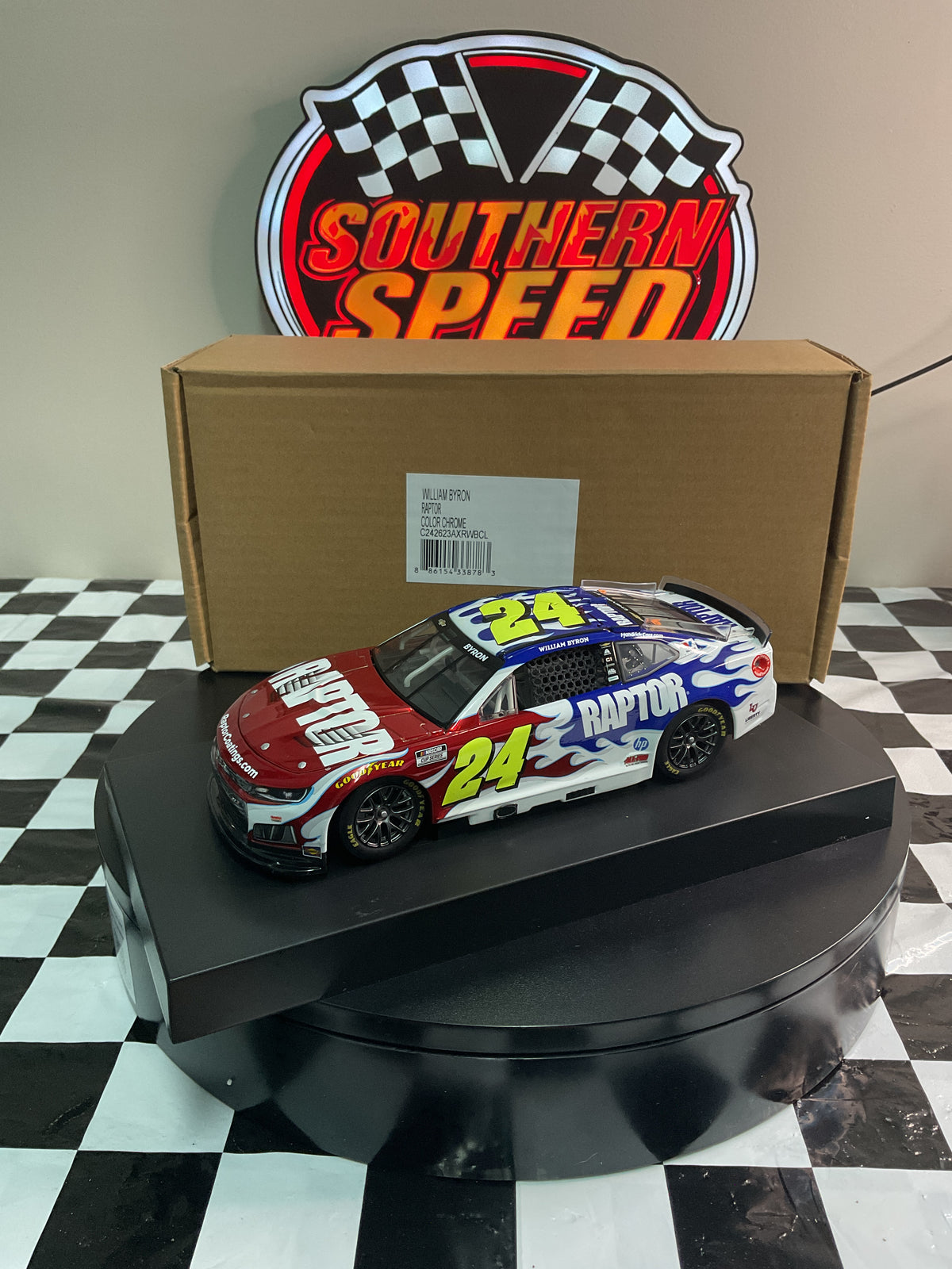 William Byron 2026 #24 Raptor Color Chrome